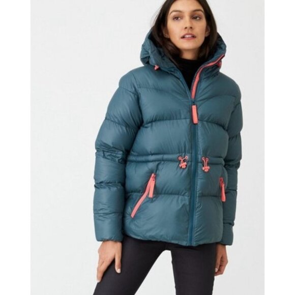 Hunter Original A Line Puffer Jacket Blue Womens Size Medium - Picture 3 of 16